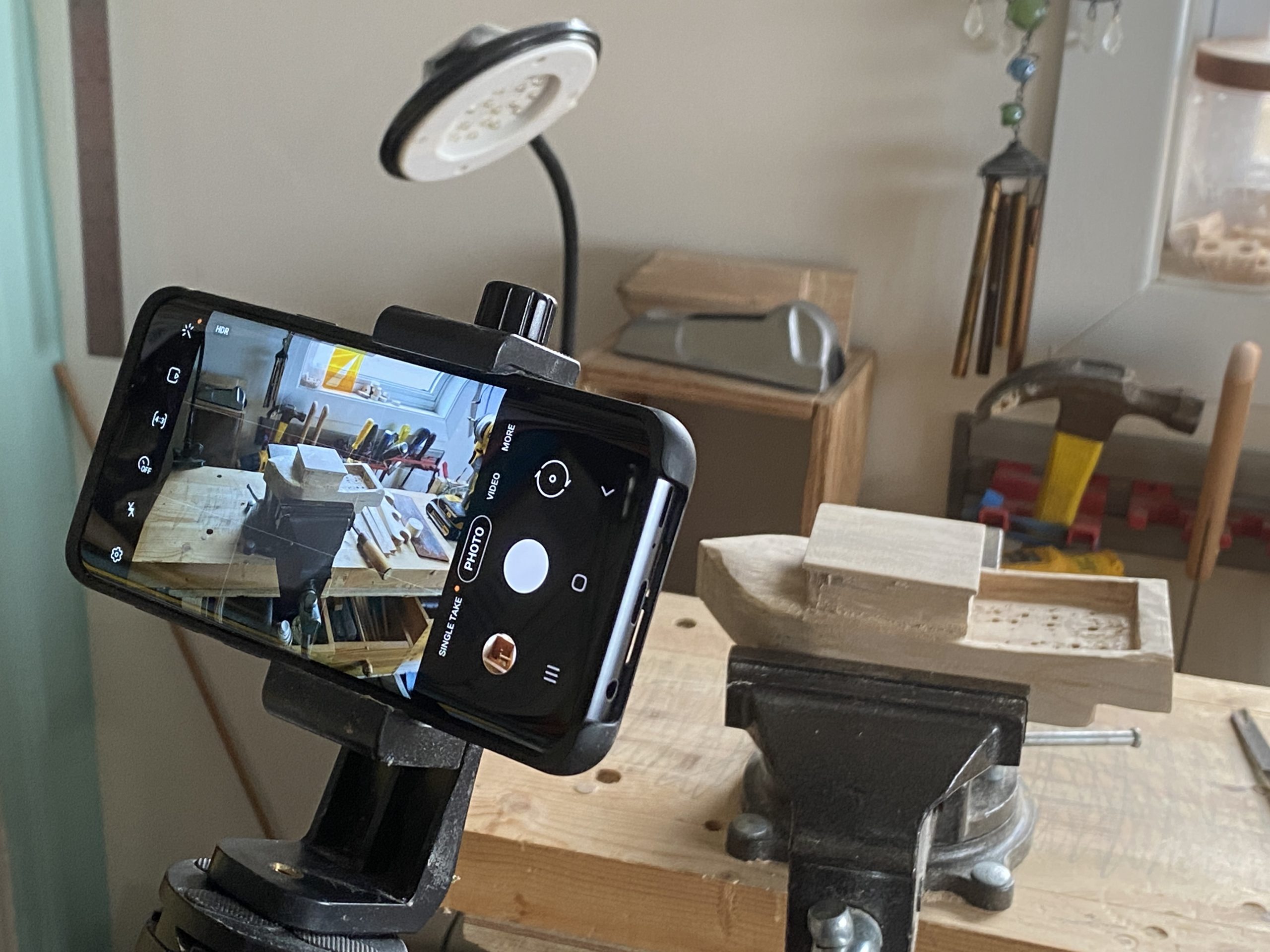 smartphone camera setup