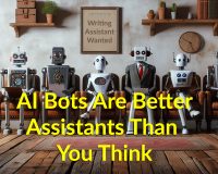 Robot assistants in a waiting room